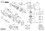 Bosch 3 603 CA2 001 Pws 700-125 Angle Grinder 230 V / Eu Spare Parts